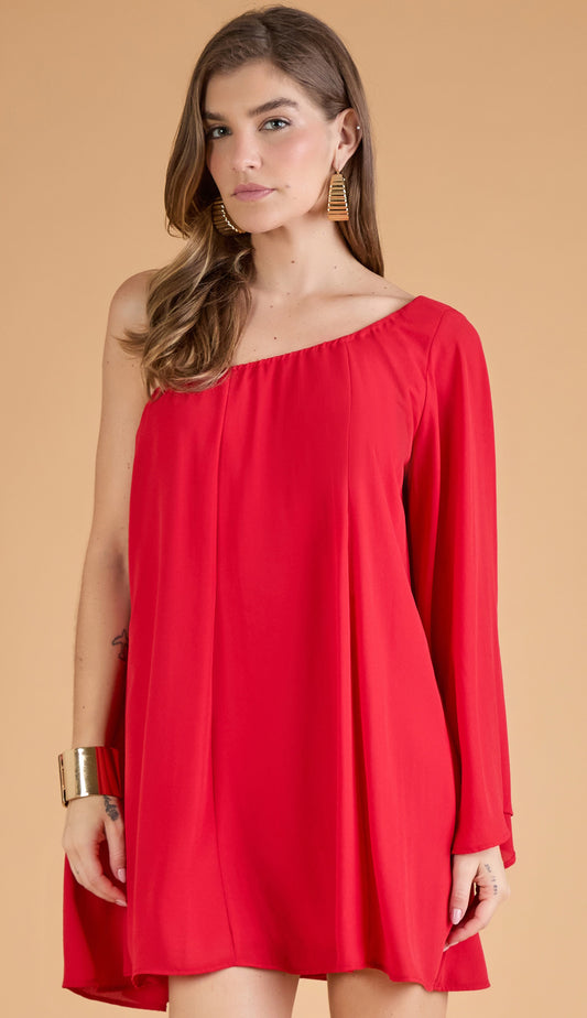 Vestido Lolla Cereja