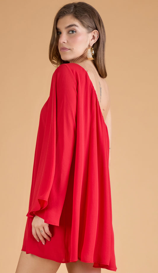 Vestido Lolla Cereja