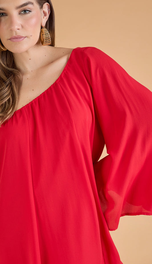 Vestido Lolla Cereja