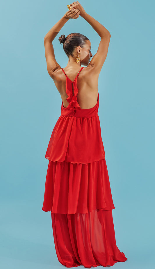 Vestido Lilith Cereja