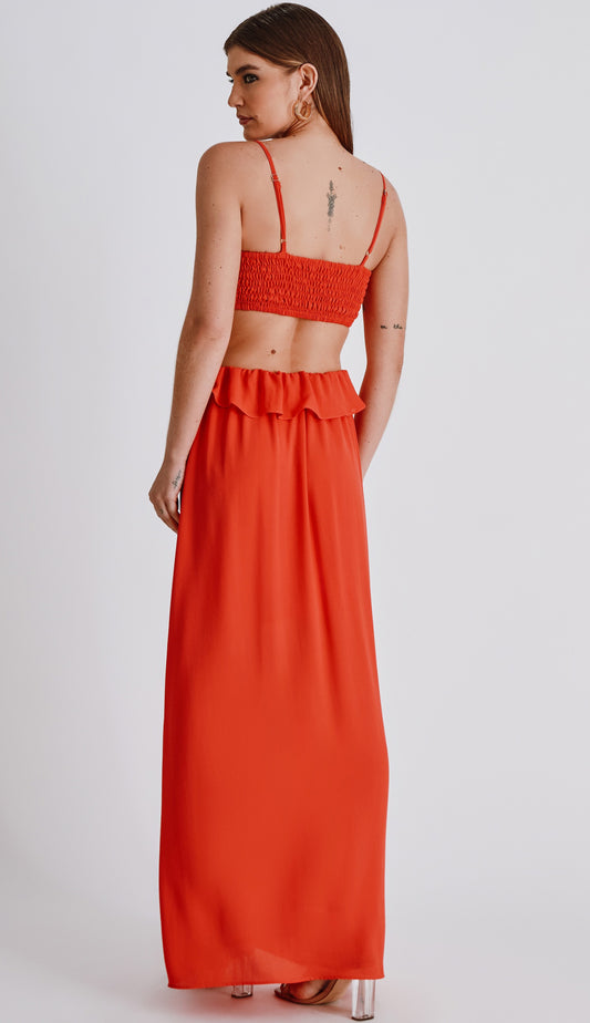 Vestido Linda Cereja