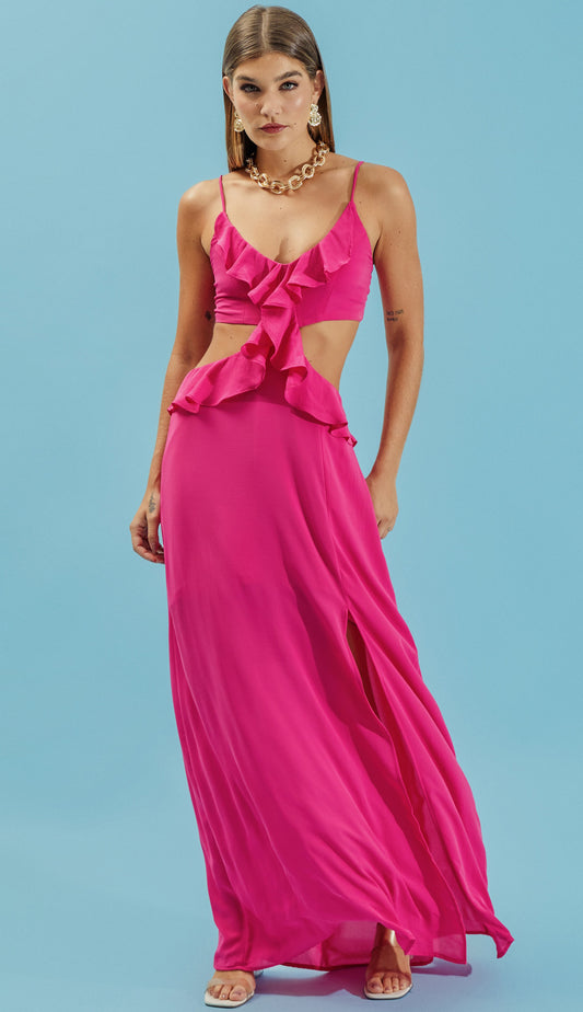 Vestido Linda Rosa