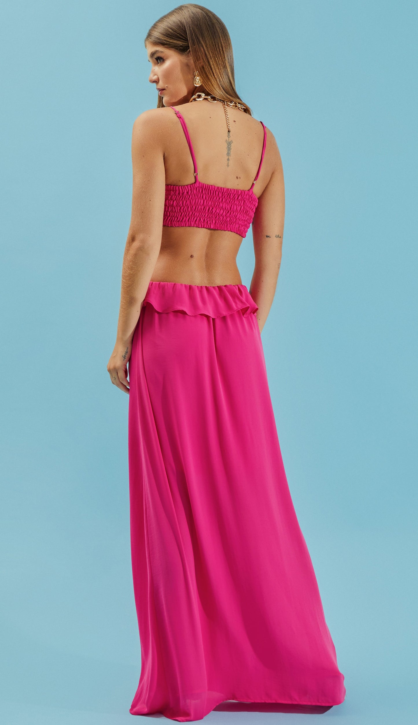 Vestido Linda Rosa