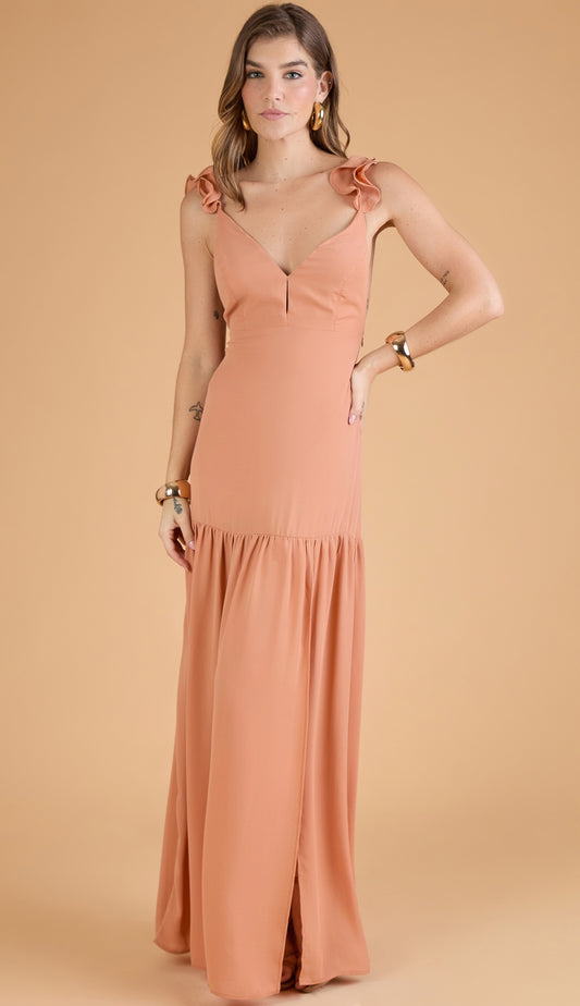 Vestido Lara Caramelo