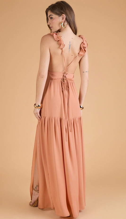 Vestido Lara Caramelo