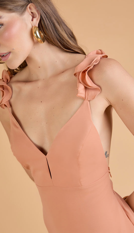 Vestido Lara Caramelo