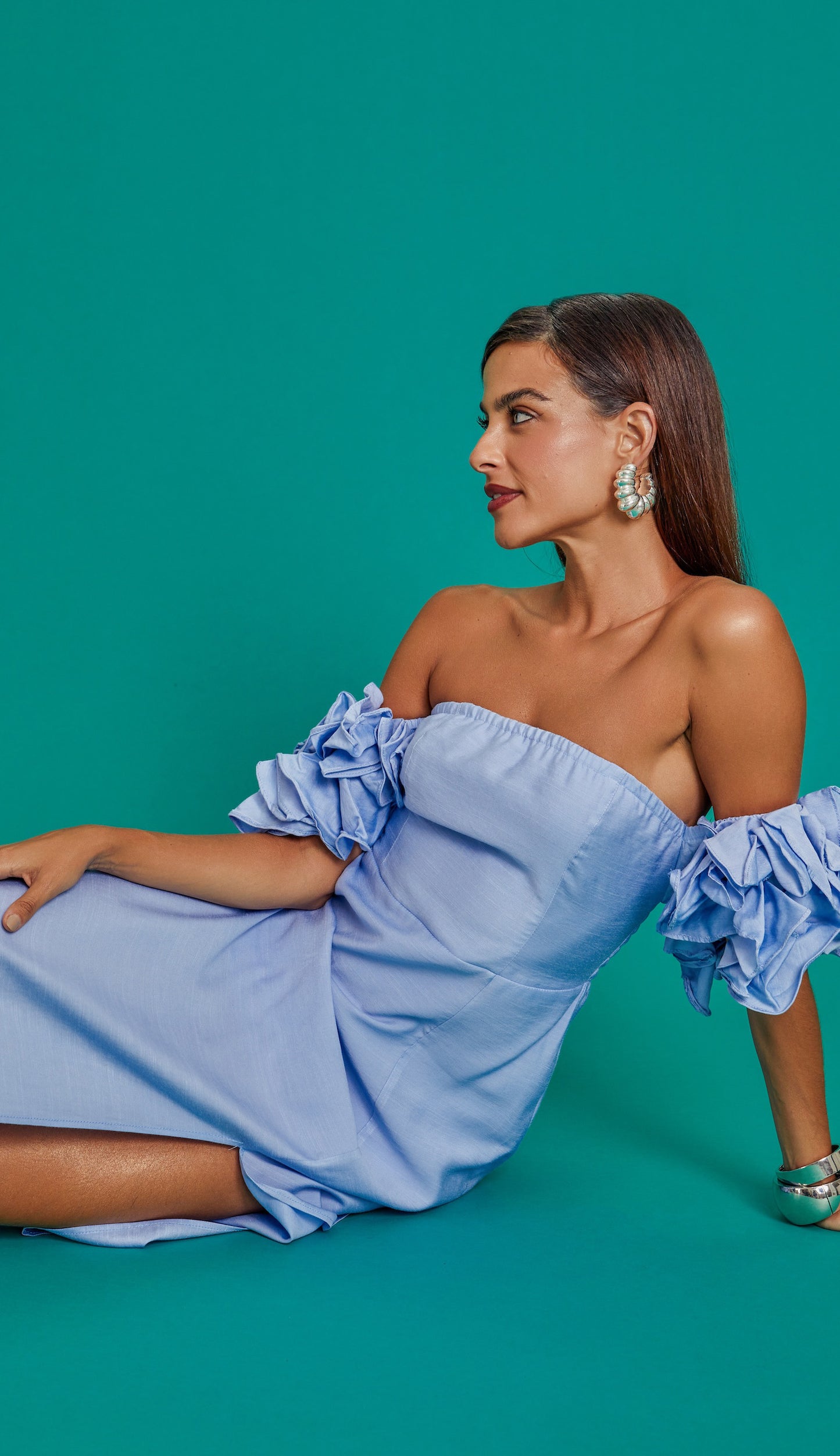 Vestido Norah Azul