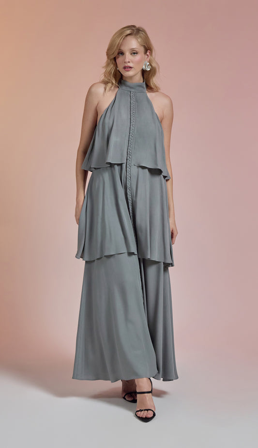 Vestido Malibu Cinza