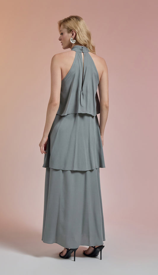 Vestido Malibu Cinza