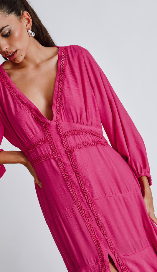 Vestido Nataly Rosa