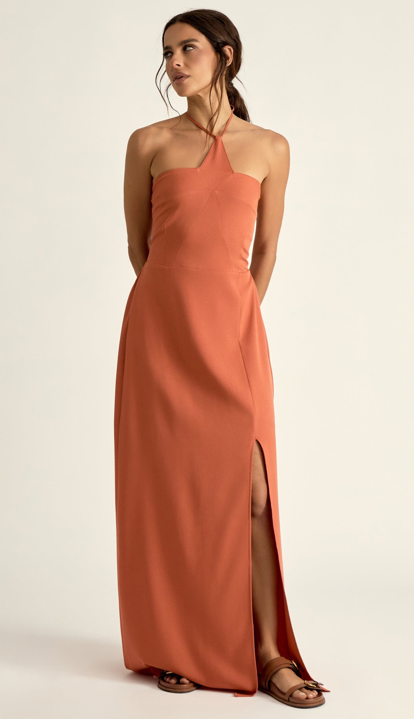 Vestido Nicole Laranja