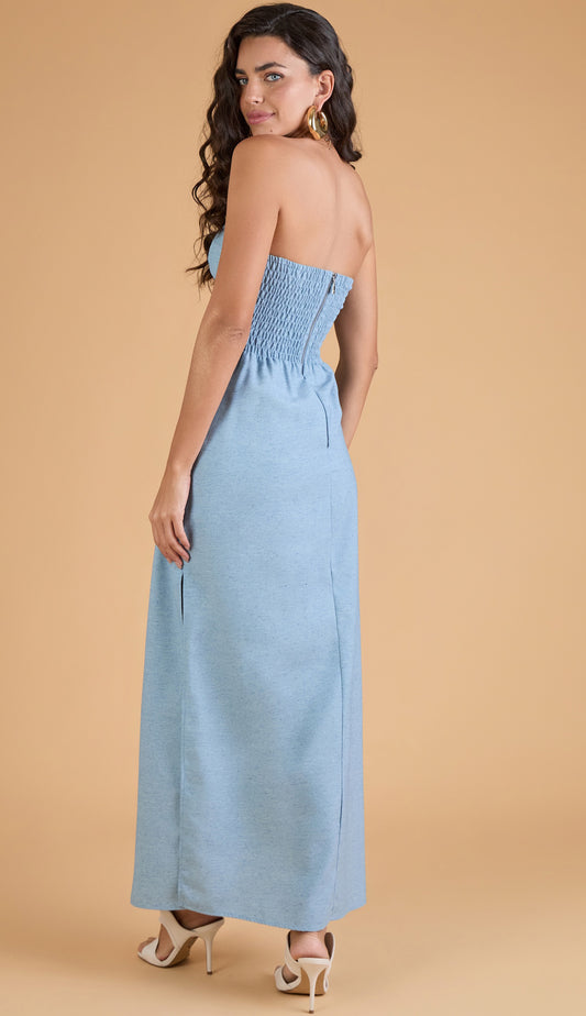 Vestido Nádia Azul