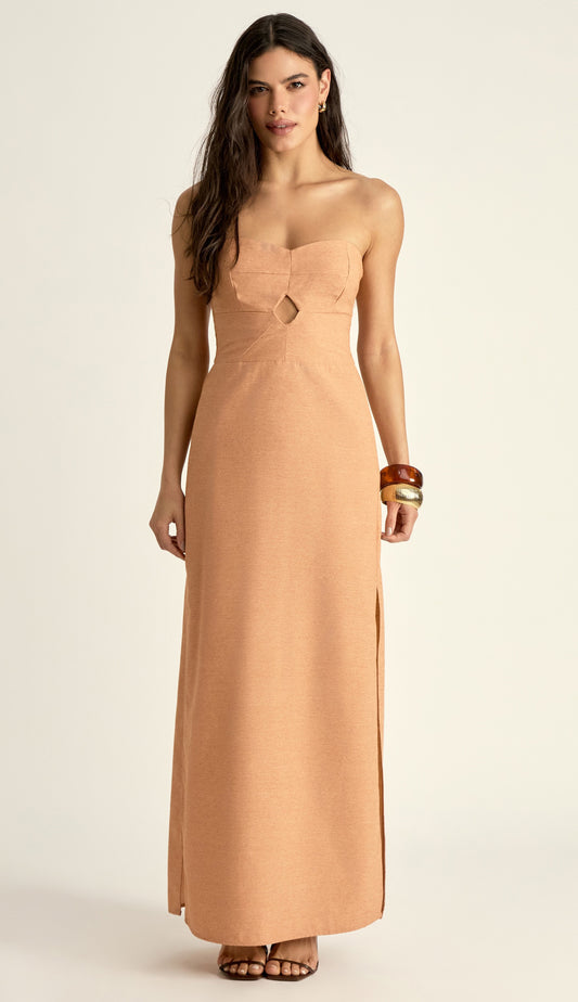 Vestido Nádia Mocha