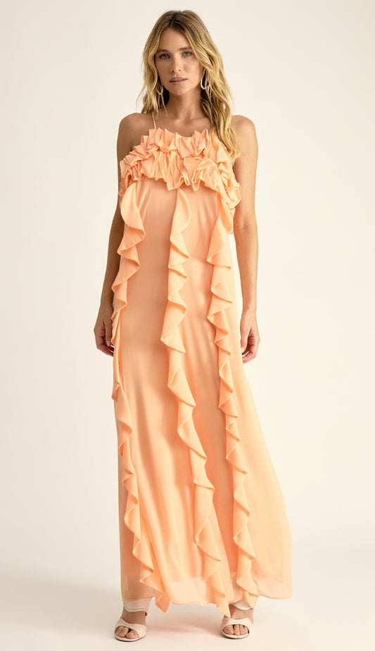 Vestido Nair Pêssego