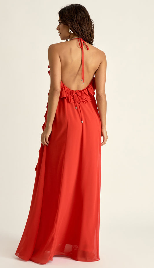 Vestido Nair Cereja