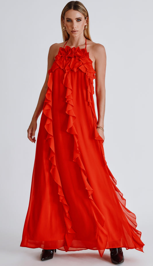 Vestido Nair Cereja