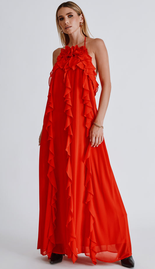Vestido Nair Cereja