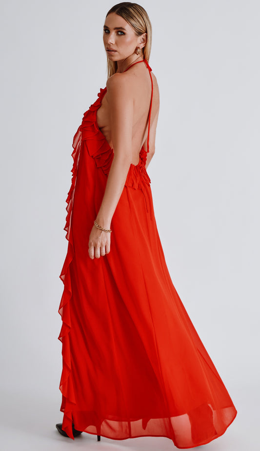 Vestido Nair Cereja