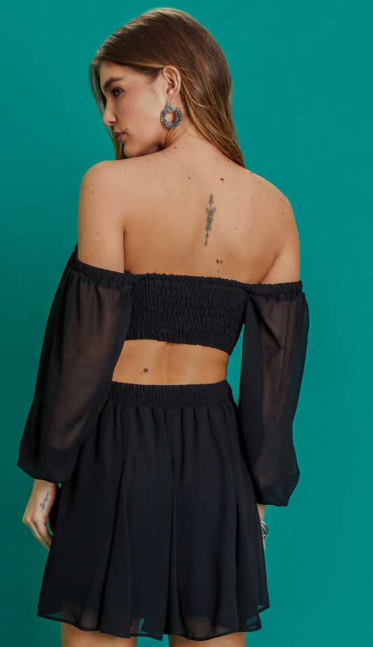 Vestido Penélope Preto