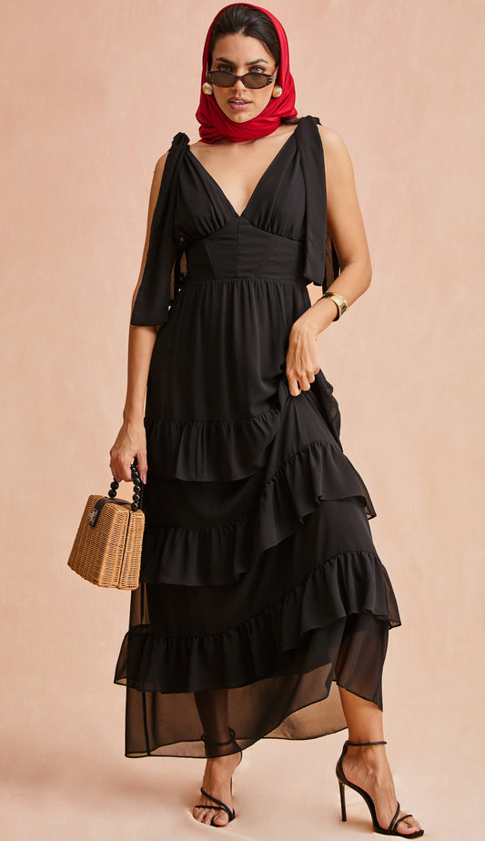 Vestido Silvia Preto