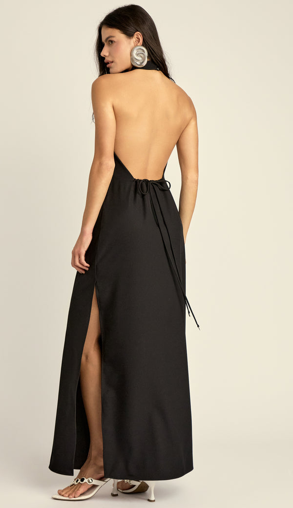 Vestido Longo Alfaiataria Tamar | Laguna
