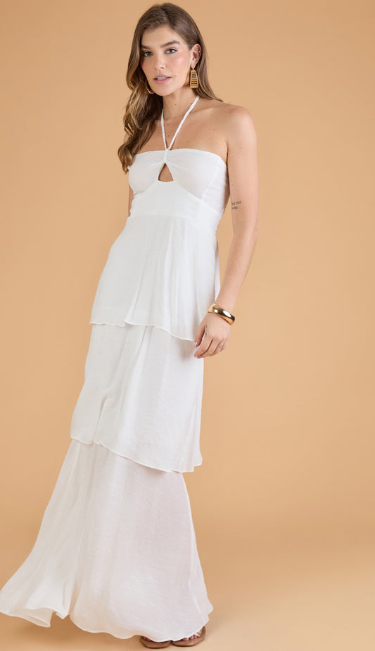 Vestido Valéria Off White