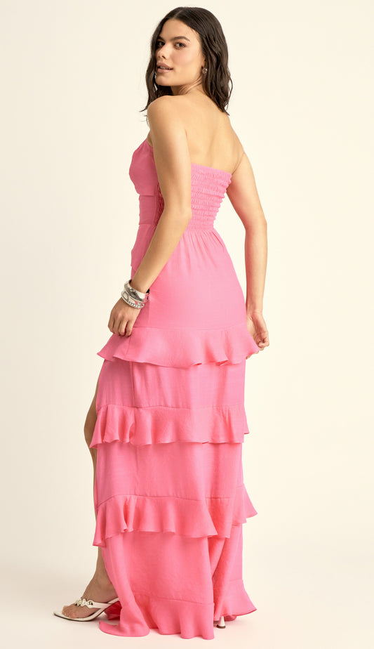 Vestido Trento Rosa
