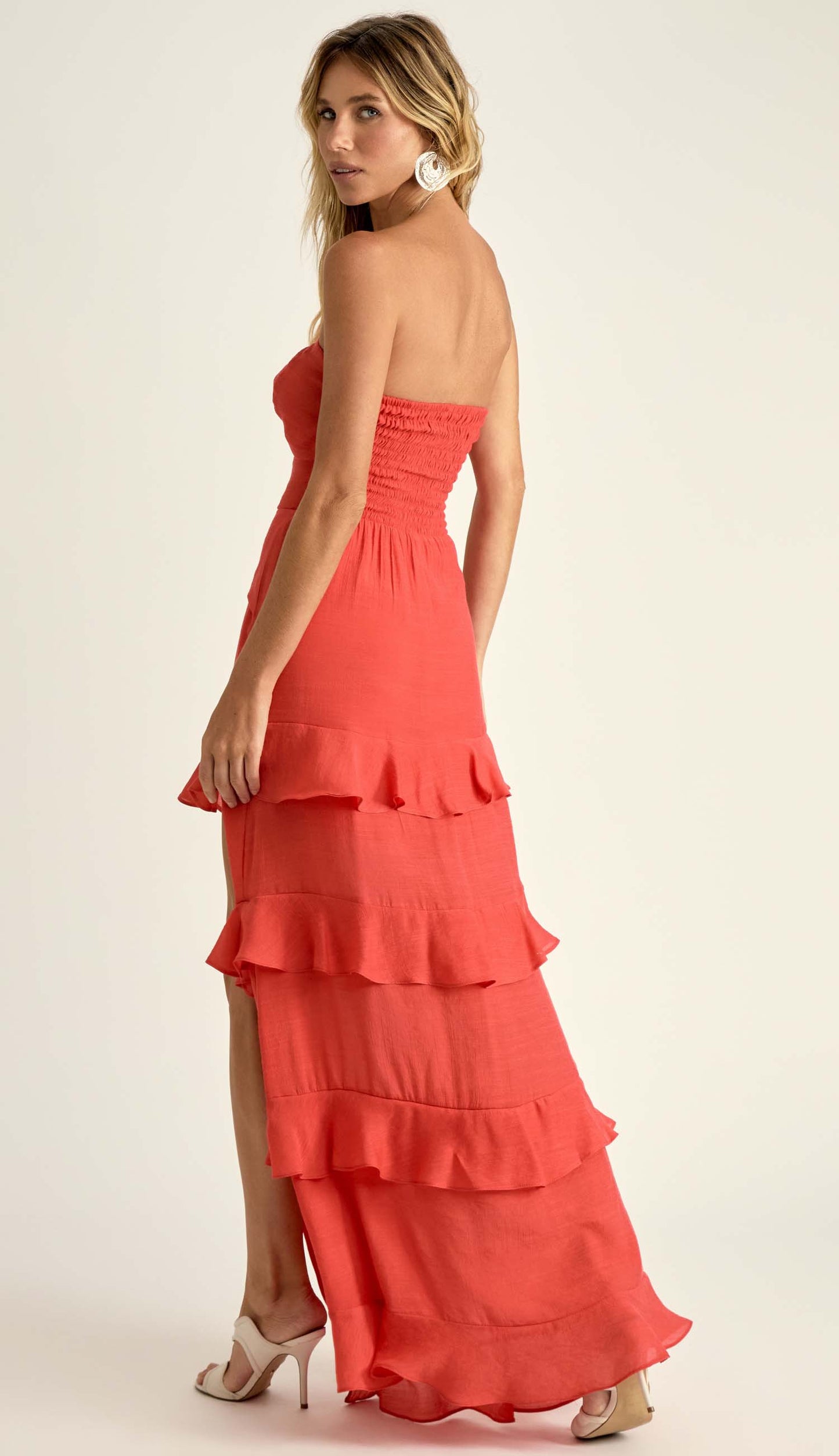 Vestido Trento Cereja