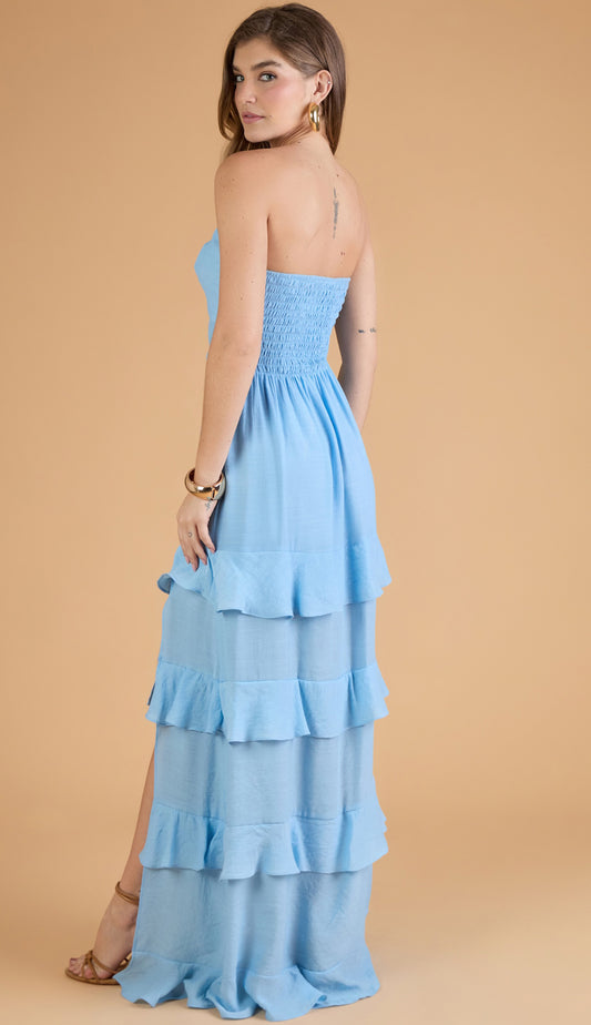 Vestido Trento Azul