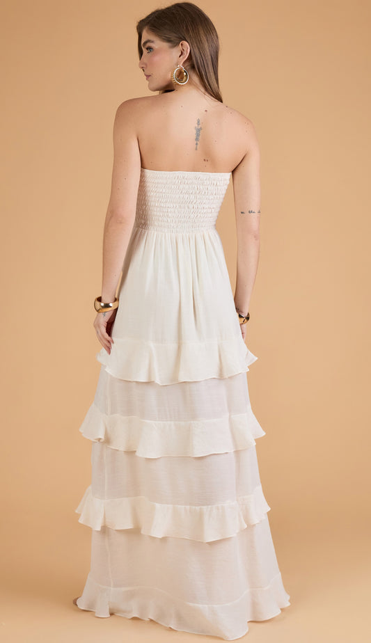 Vestido Trento Off White