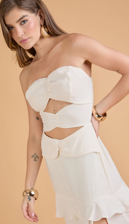 Vestido Trento Off White