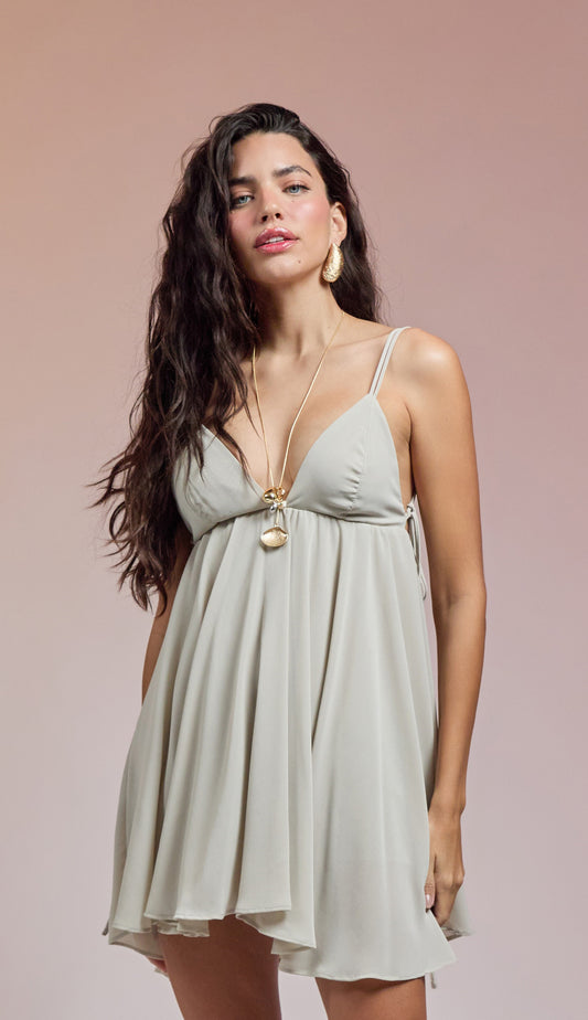 Vestido Bonita Cinza