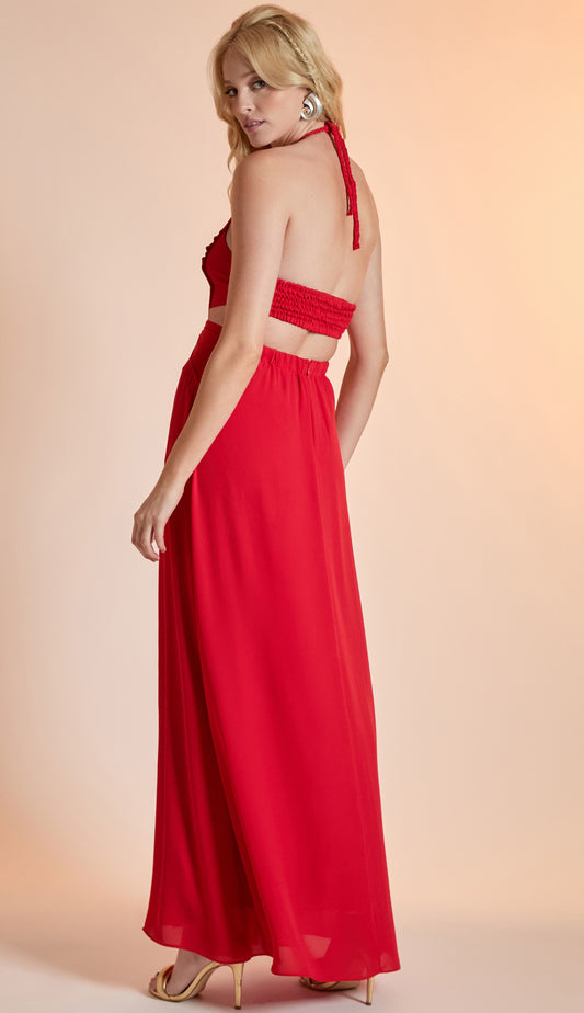 Vestido Andréa Cereja