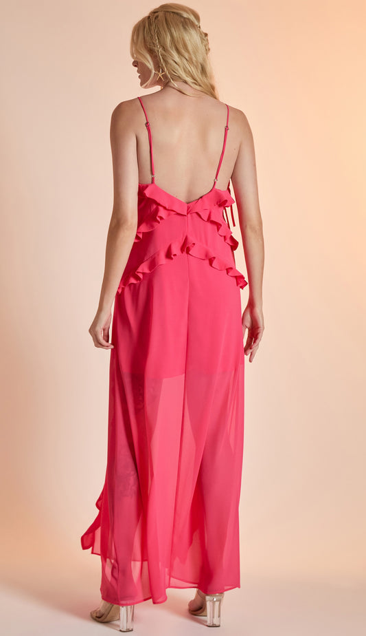 Vestido Anne Framboesa