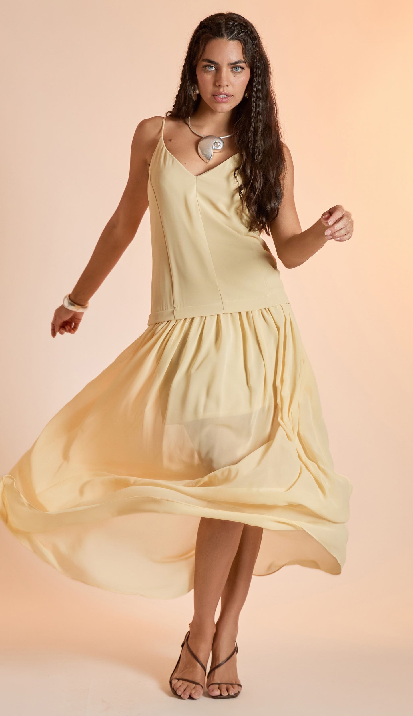 Vestido Amarilis Amarelo