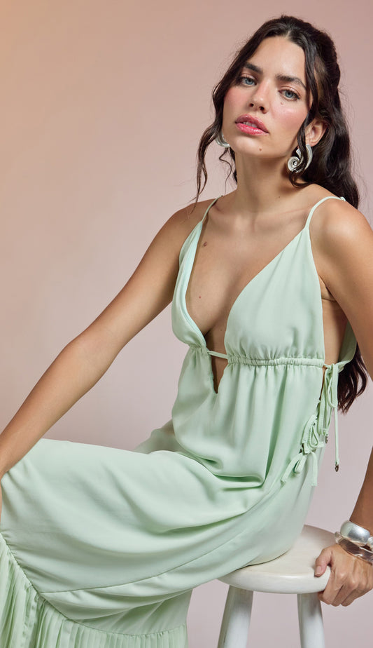 Vestido Arte Verde