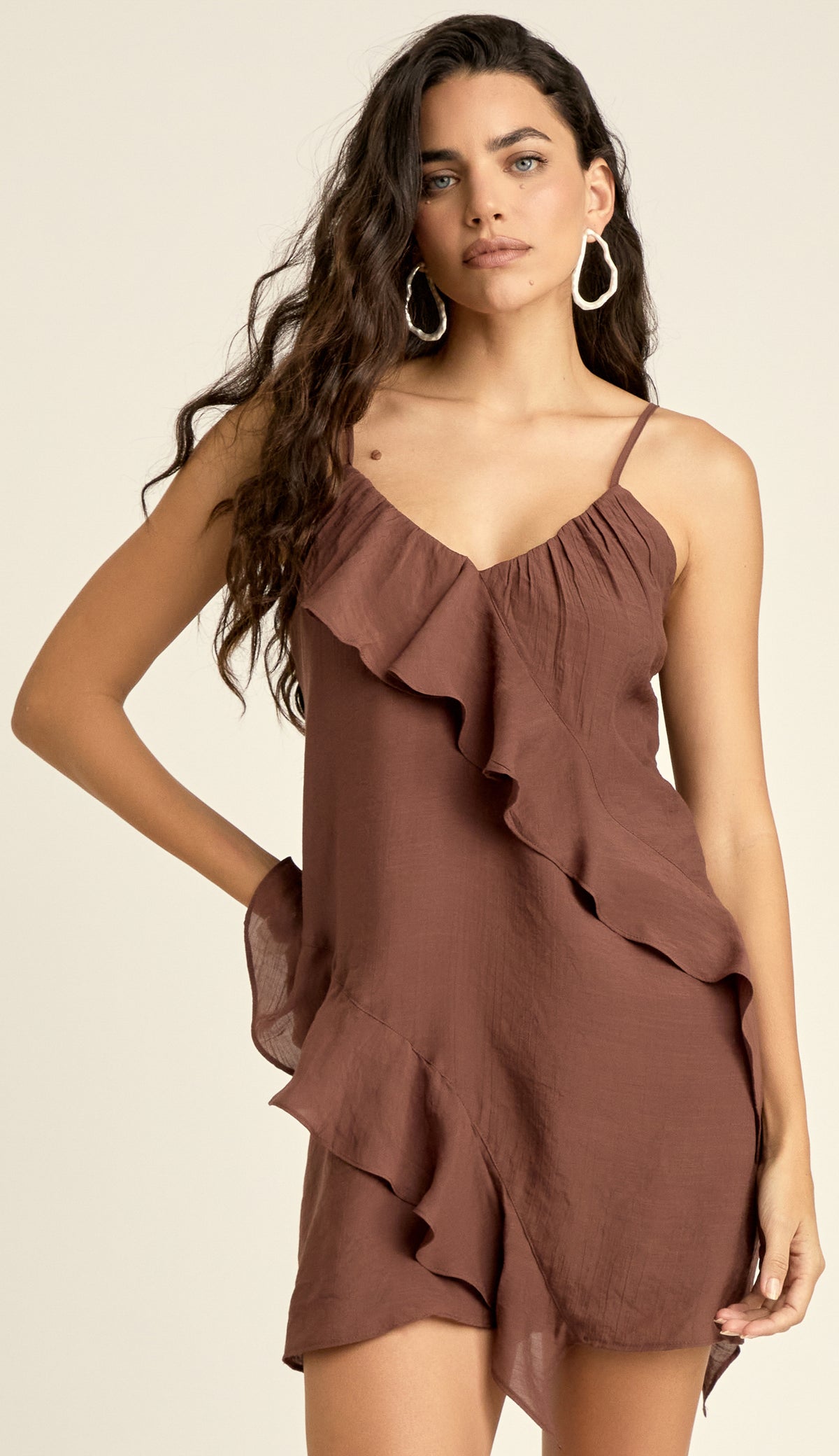 Vestido Allane Café