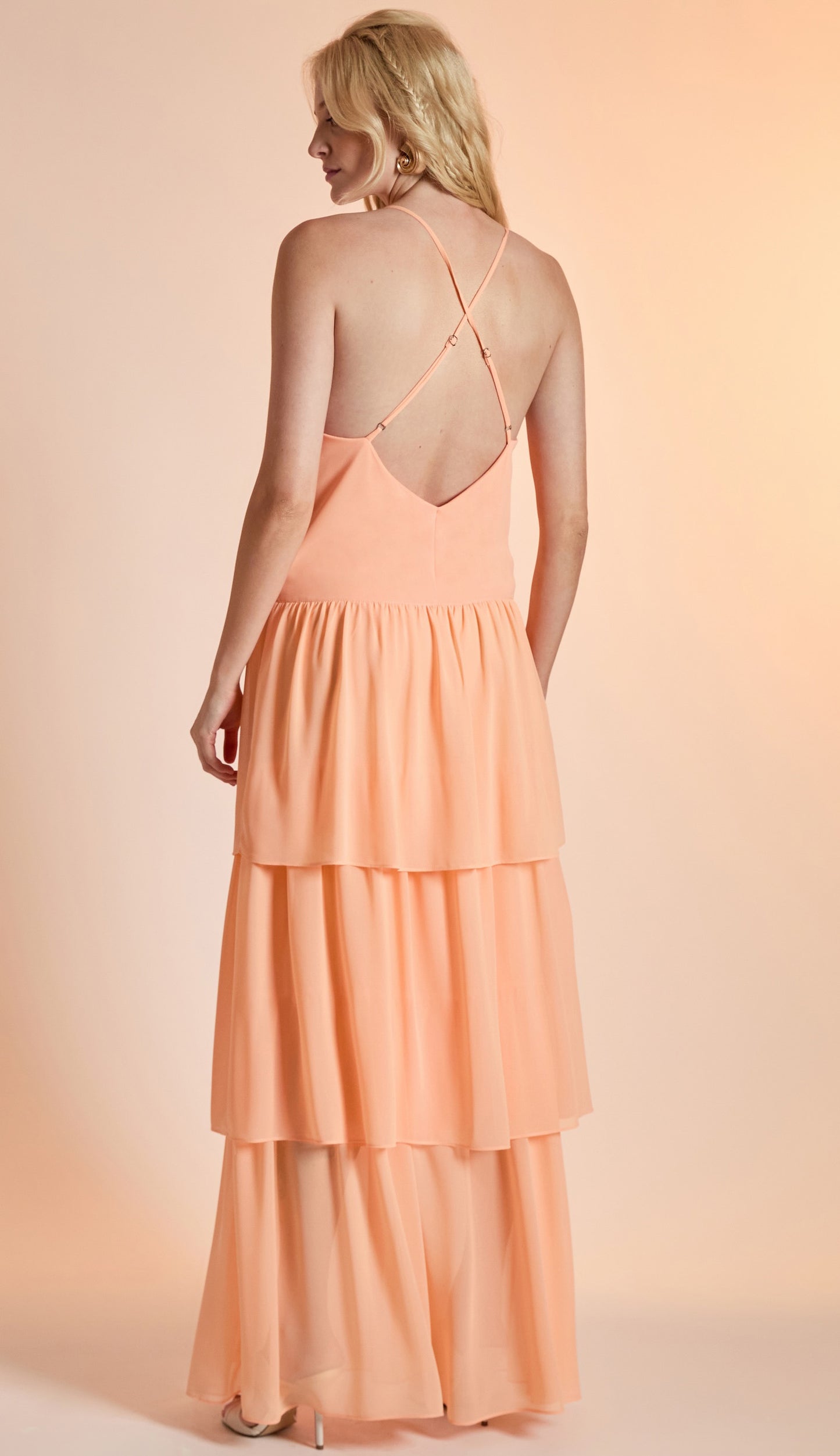 Vestido Alegria Pêssego