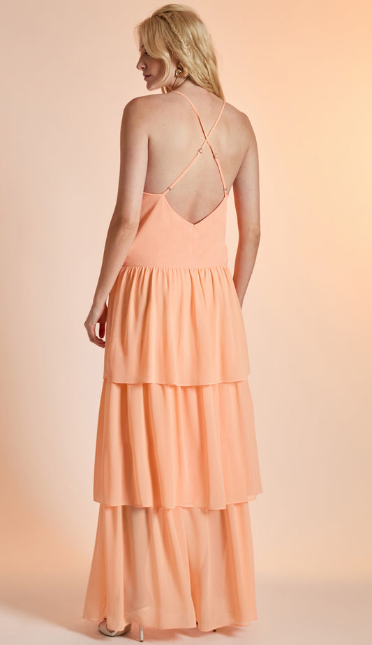 Vestido Alegria Pêssego