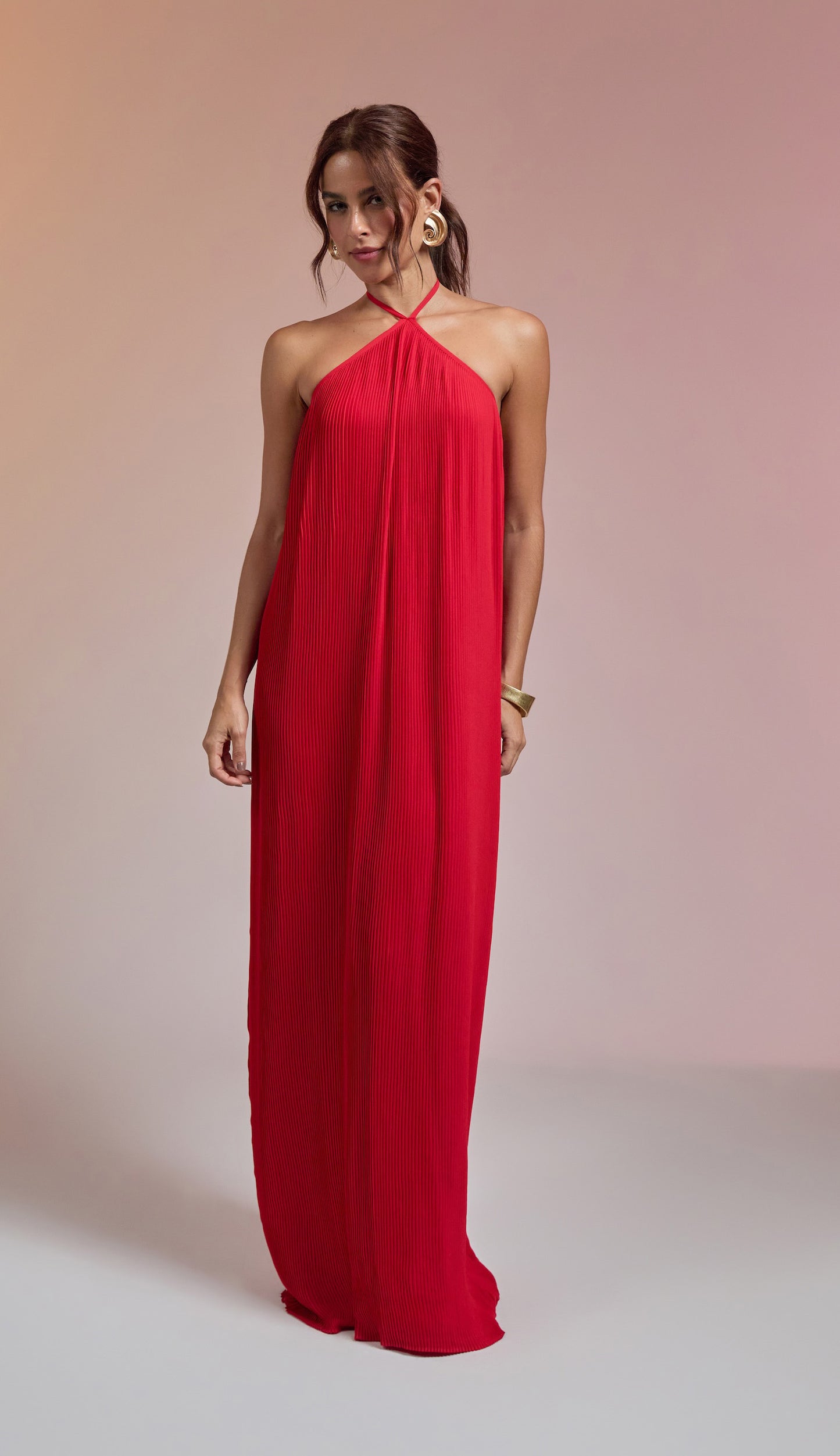 Vestido Alana Cereja
