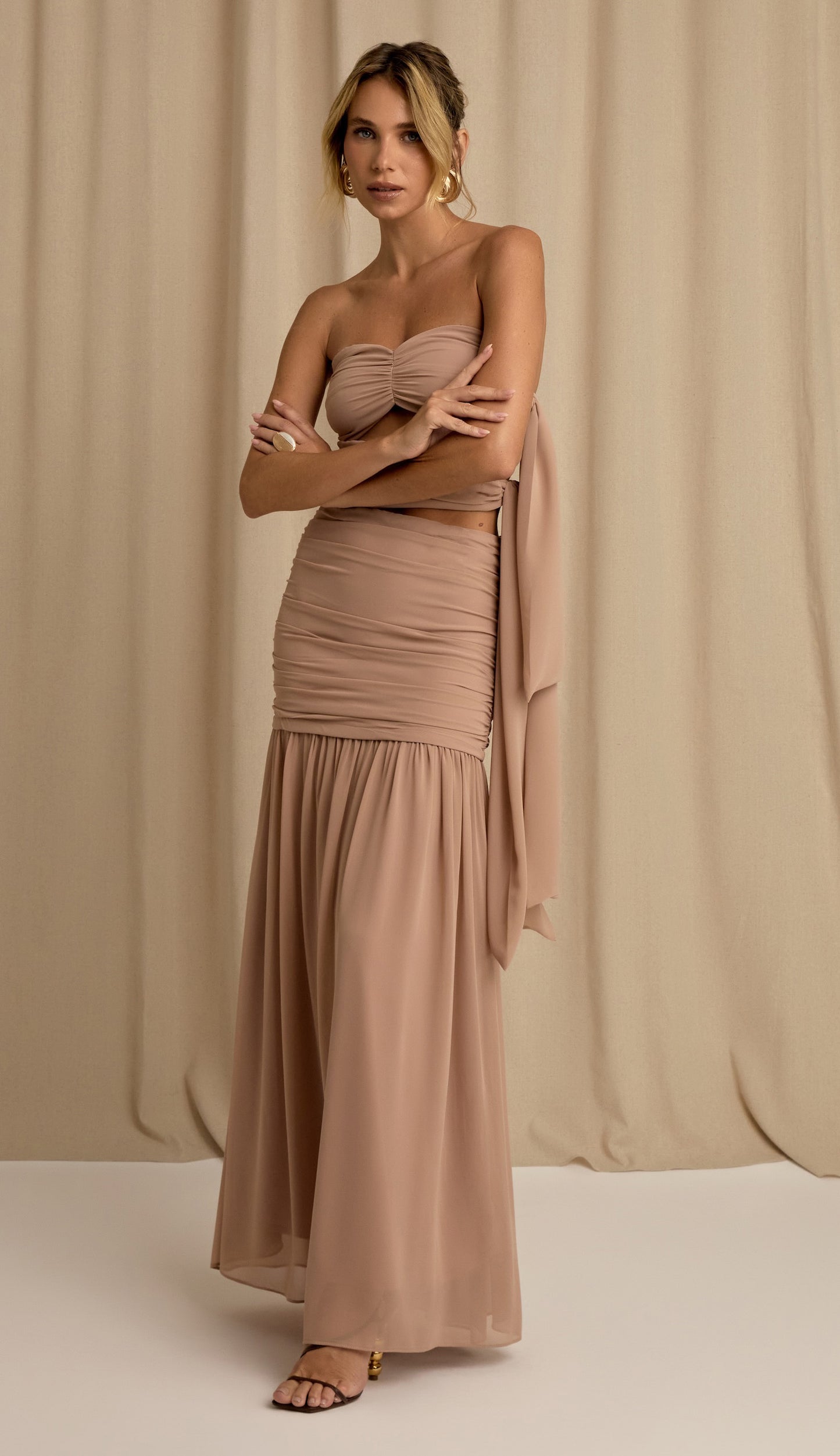 Vestido Corina Mocha