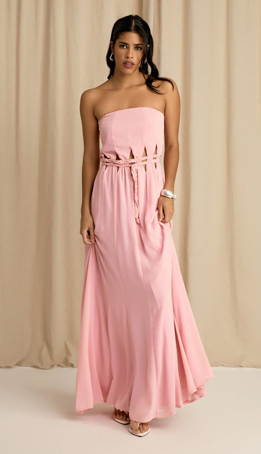 Vestido Celina Rosa