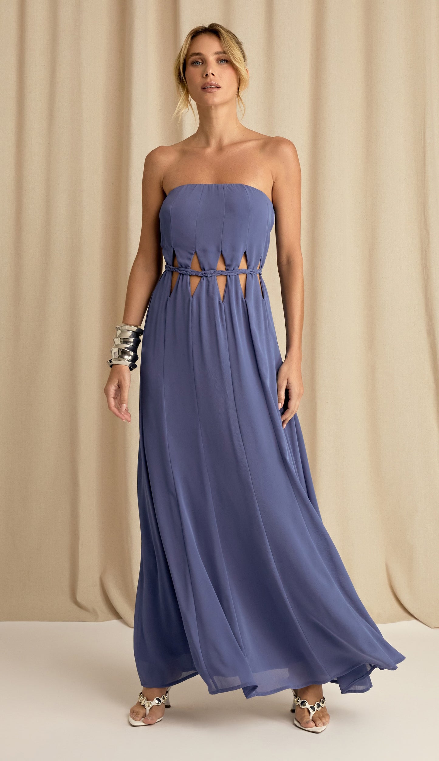 Vestido Celina Azul