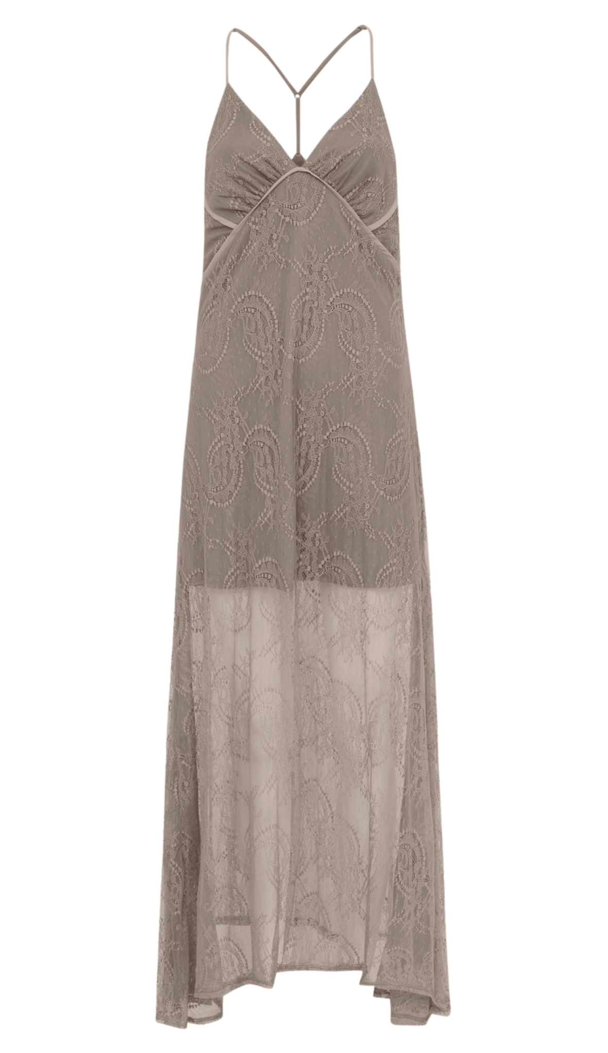 Vestido Celma Cinza