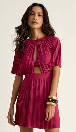 Vestido Dubai Framboesa