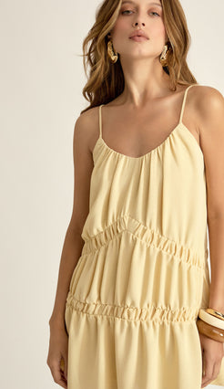 Vestido Deise Manteiga