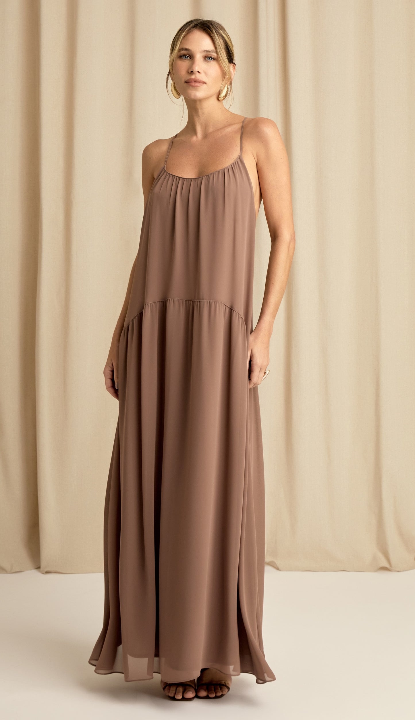 Vestido Dalva Mocha