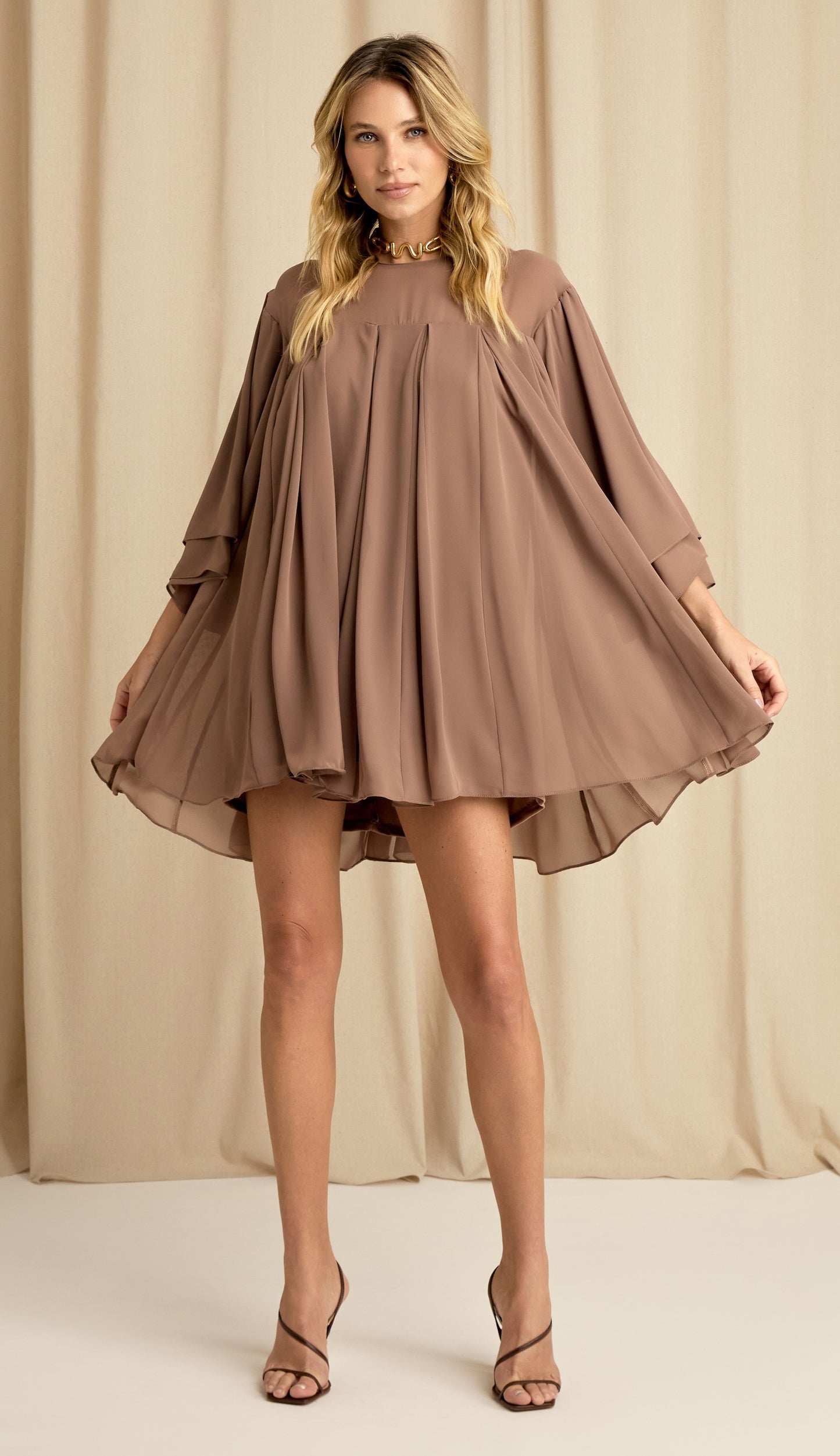 Vestido Elma Mocha