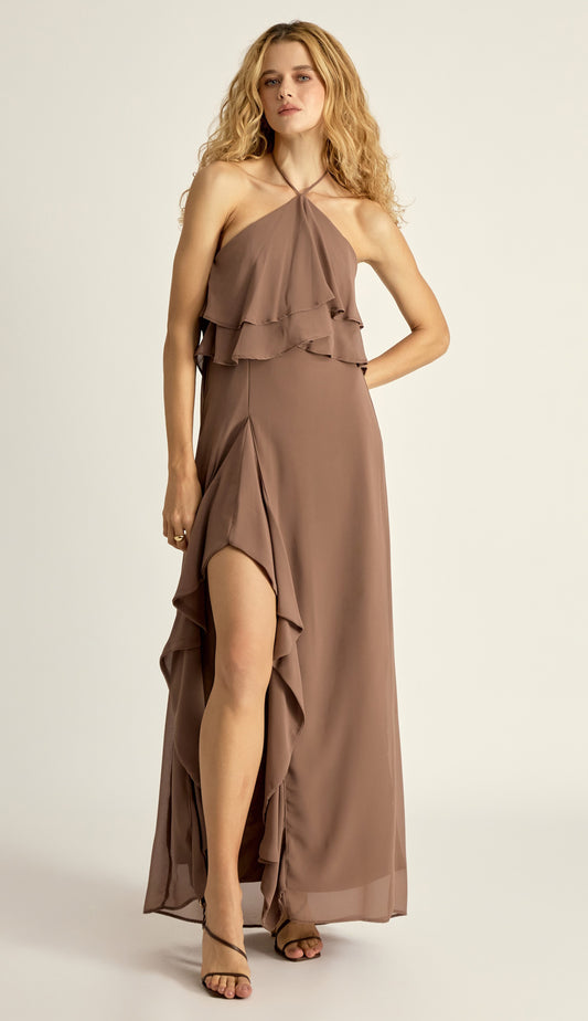 Vestido Elisabeth Mocha