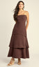 Vestido Fabrice Café - Vestido Fabrice Café